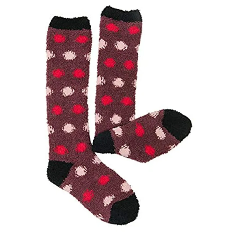 Horseware Softie Socks - Garnet Spot-1